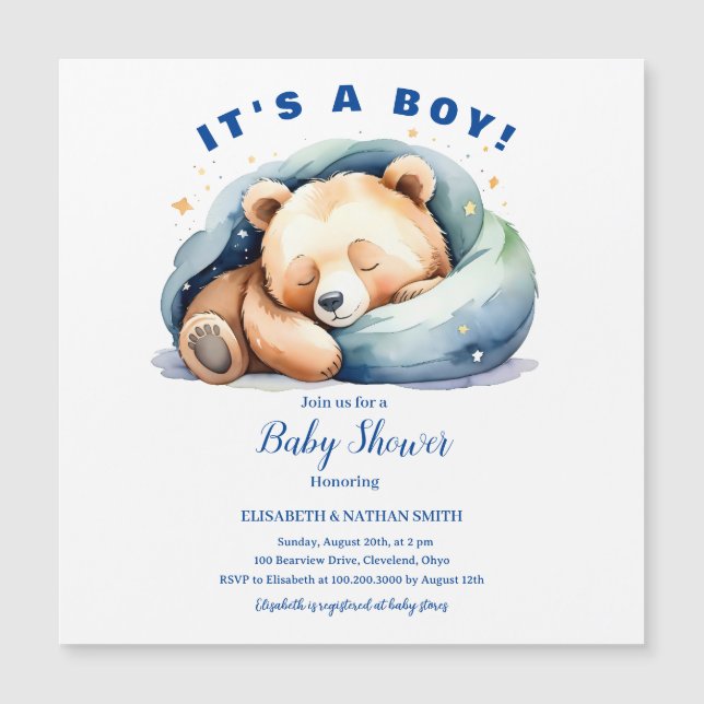 É um cartão magnético de menino (Frente)