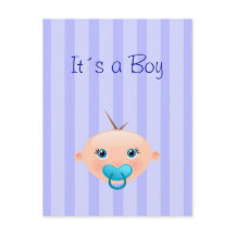 É um Cartaz de Anúncio de Nascimento