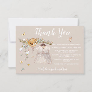 É um Cartões de agradecimentos de Chá de fraldas