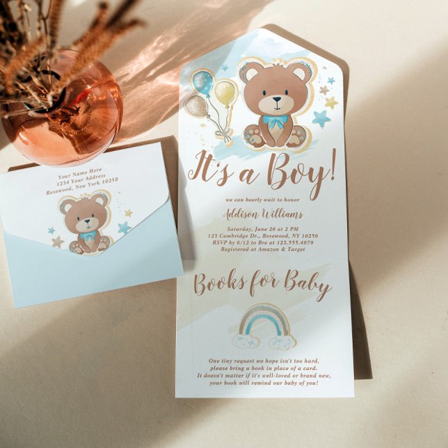 É um Chá de fraldas do Urso de Teddy (Criador carregado)