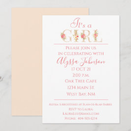 É um convite para Chás de fraldas