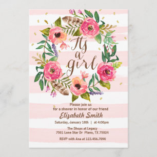 É um convite para Chás de fraldas