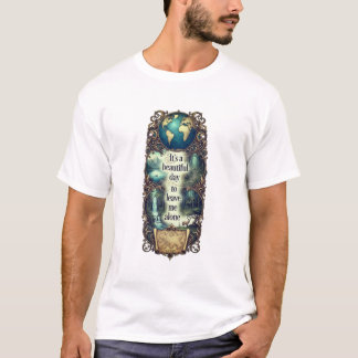 "É um Dia Lindo para Me Deixar em Paz" Camiseta Vi