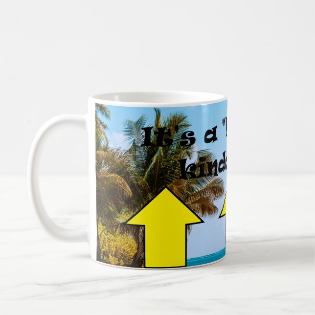 É um dia "meio cheio" ! caneca de café (Esquerda)