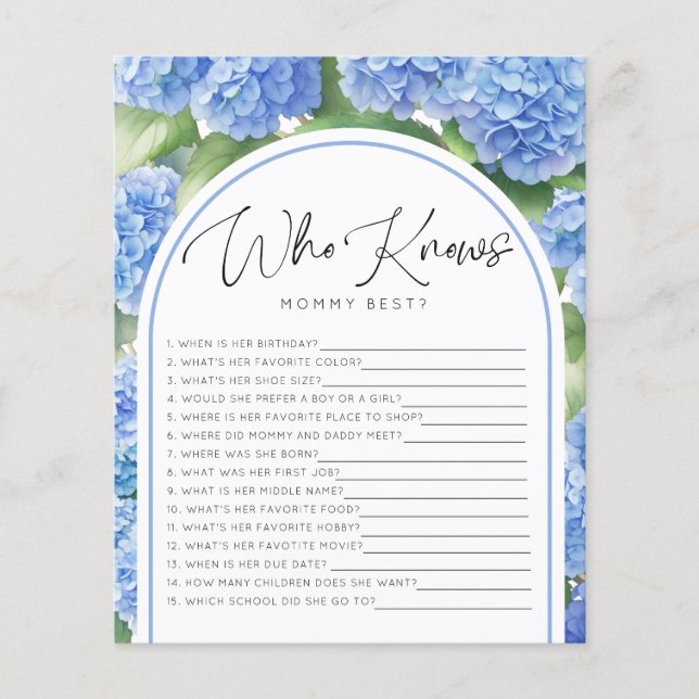 É um Garoto Hydrangea que conhece jogos de Mamãe (Frente)