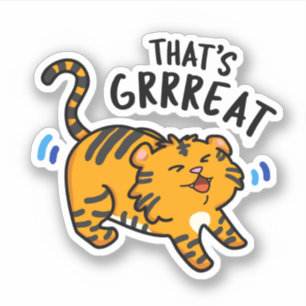 É um grande adesivo de "Tigre de Gelado"