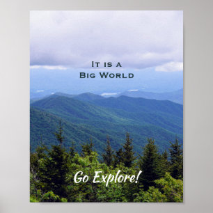 É um grande mundo, Explore o Poster