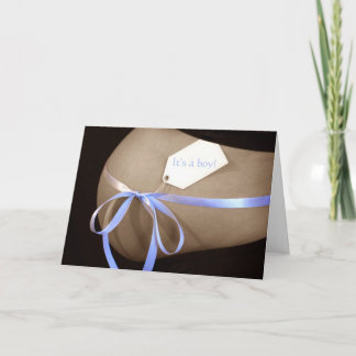 "É um menino!" Convite para chás de fraldas