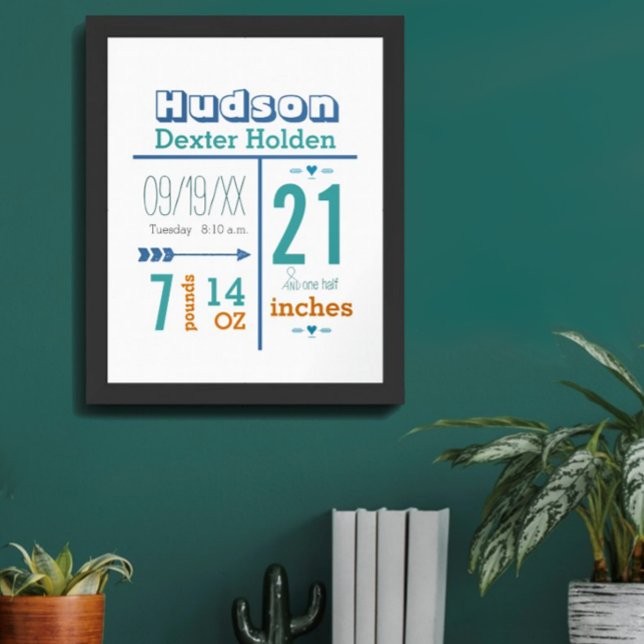 É um menino! Novos Estados Bebês - Poster de Seta  (Criador carregado)