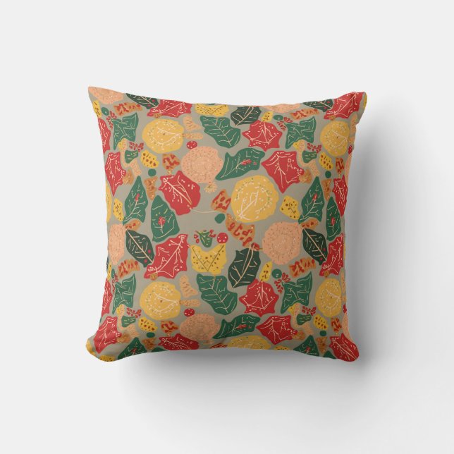 É uma almofada com uma sensação nórdica. (Frente)