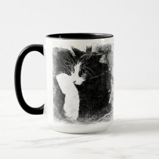 É uma boa vida ser uma caneca de gato