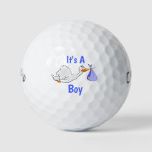 É uma bola de golfe do Boy Stork