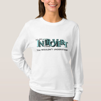 É uma camisa introvertida da coisa