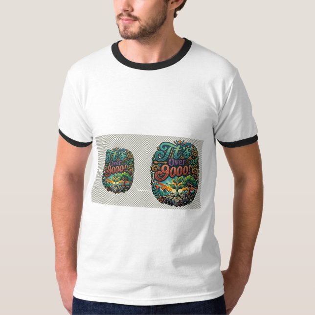 É uma camiseta de alta energia com o design 'É Mai (Frente)