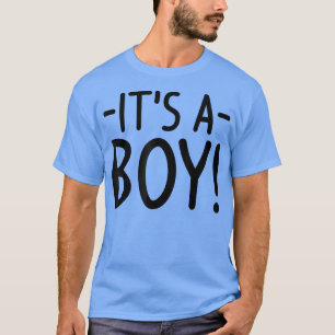 É uma camiseta de revelação de gênero