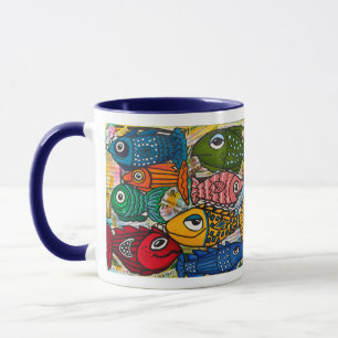 É uma caneca de bebida enrolada
