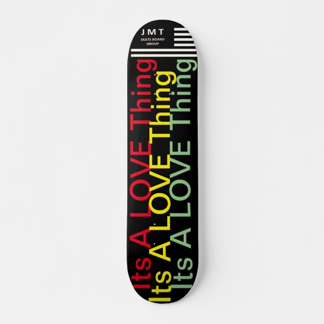 É UMA COISA AMOR JMT 7, 3/4", skate Deck (Frente)