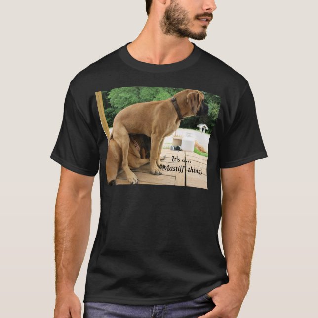 É uma coisa do Mastiff! Camiseta de cão inglesa do (Frente)