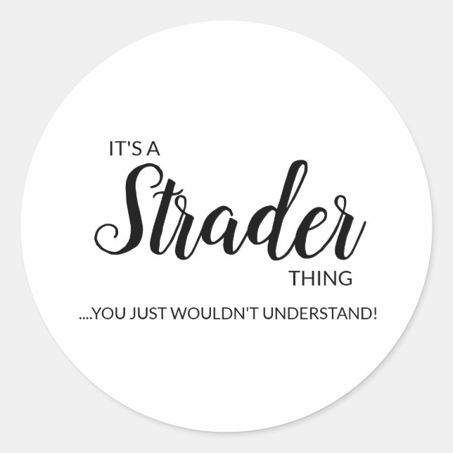 É uma coisa mais forte..... Adesivo redondo clássi (Frente)