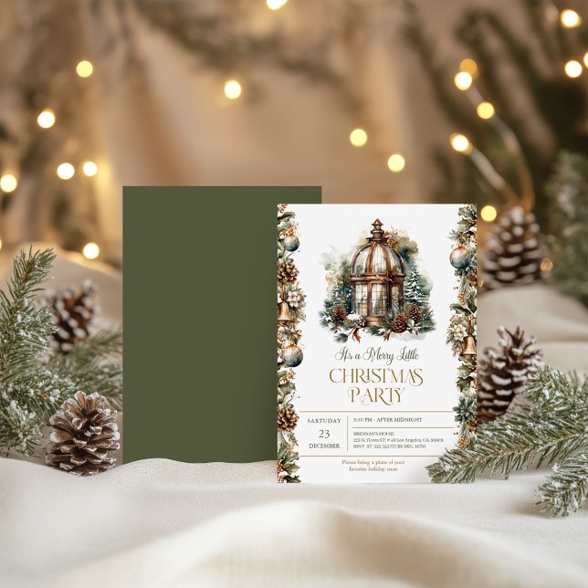 É uma Feliz Convite de festas de Natal (Criador carregado)