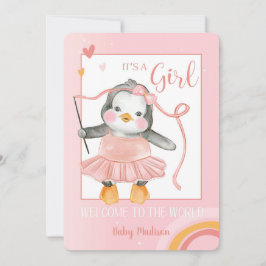 É uma garota - bem-vinda ao anúncio mundial