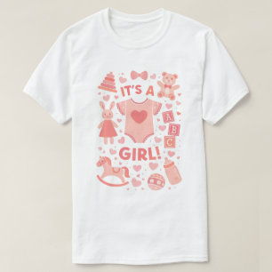 É uma Garota – Camiseta Feminina Celebração Modern