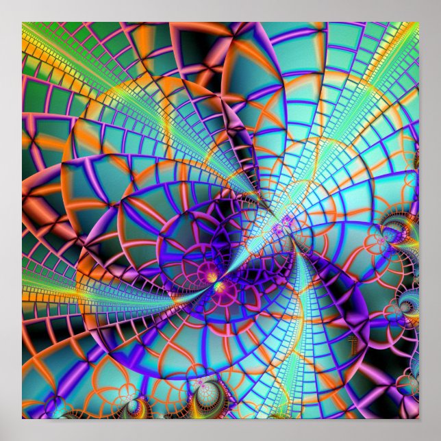 É uma Impressão Temporal Mess (12" x 12") Art (Frente)