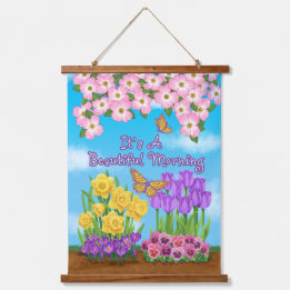 É Uma Linda Madrugada... Uma Tapeçaria De Muro.