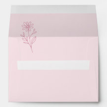 É uma menina! Minimalismo Rosa Pastel Chamada de B