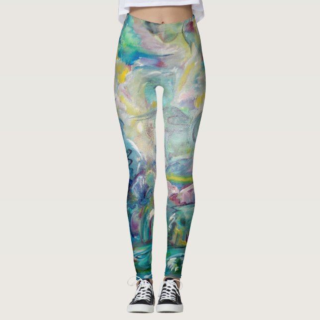 "É uma selva lá fora" leggings (Frente)
