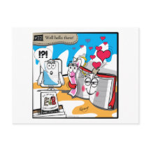 E Versus B - N.º 22 Cartão postal "Olá"