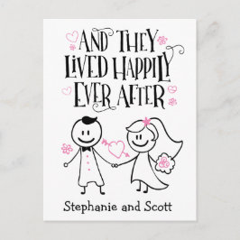 E viveram felizes para sempre Cartão postal