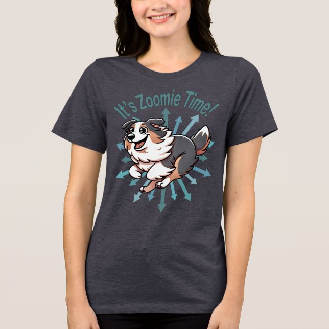 É Zoomie Time, Pastor Australiano (Frente)