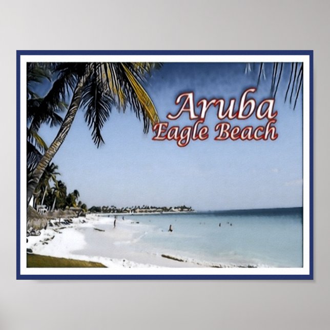Eagle Beach - Aruba - Poster (Frente)