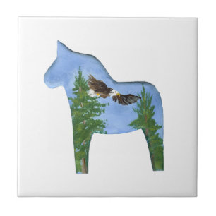 Eagle Dala Horse Azulejo