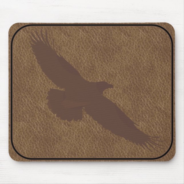 Eagle DE COURO MARCADO MOUSEPAD (Frente)