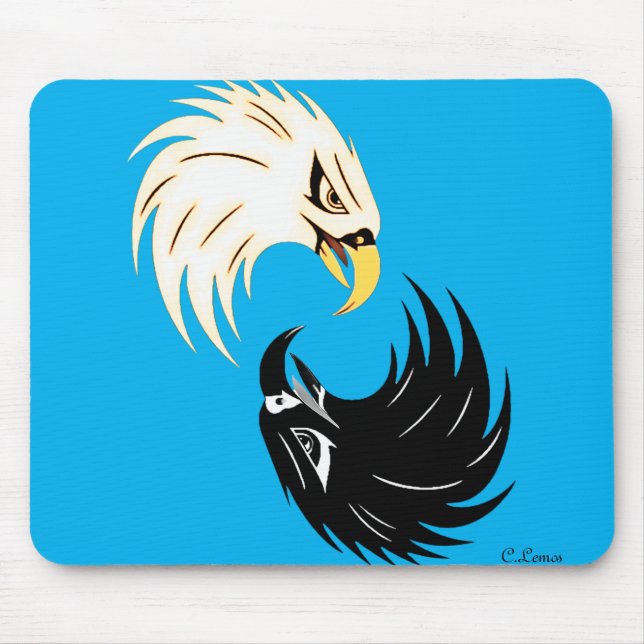 "Eagle Eye" Mousepad - Blue (Frente)