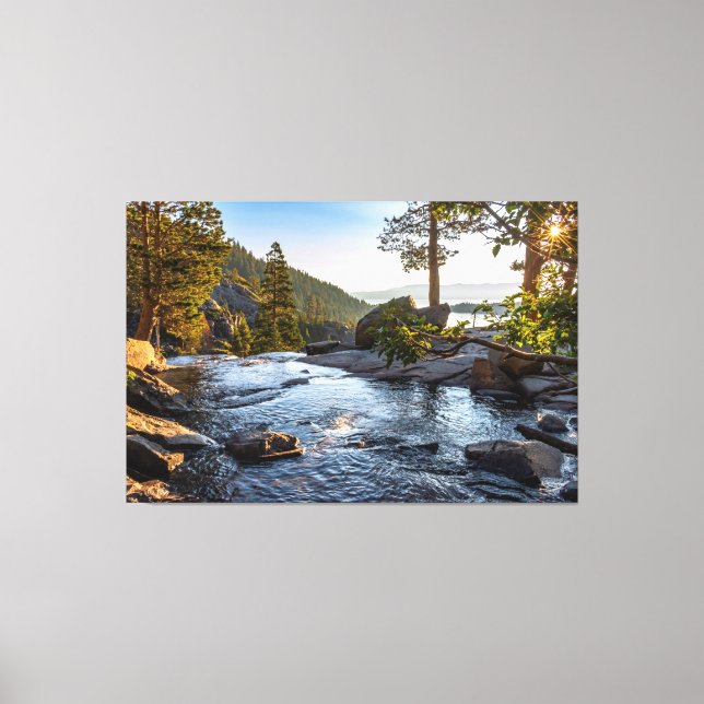 Eagle Falls Lake Tahoe Canvas de Arte Profissional (Frente)