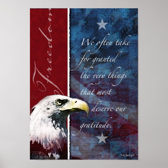 Eagle Freedom Poster (Frente)