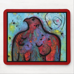 Eagle orgulhoso Mousepad - 9,25" x 7,75"
