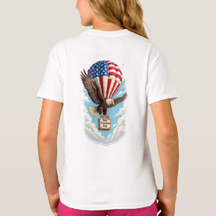 Eagle Power – Camiseta Infantil de 4 de Julho