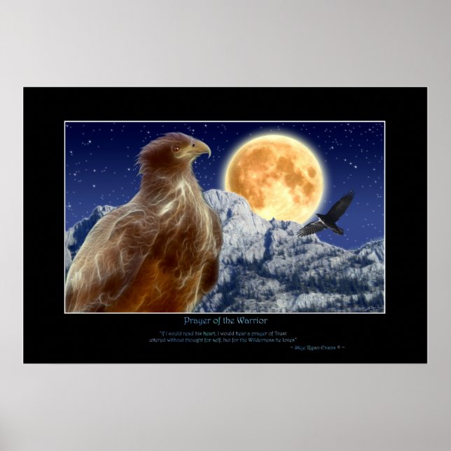 EAGLE & RAVEN Art Poster (Frente)