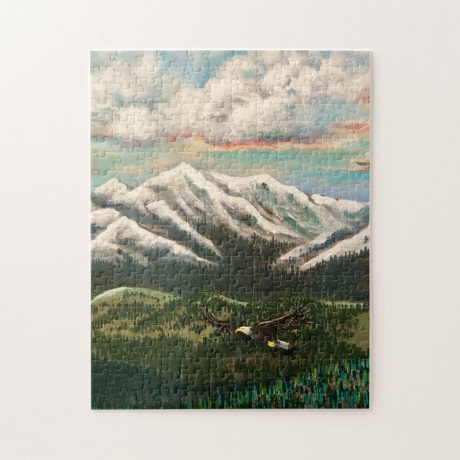 Eagle Soars Quebra-cabeça (Vertical)