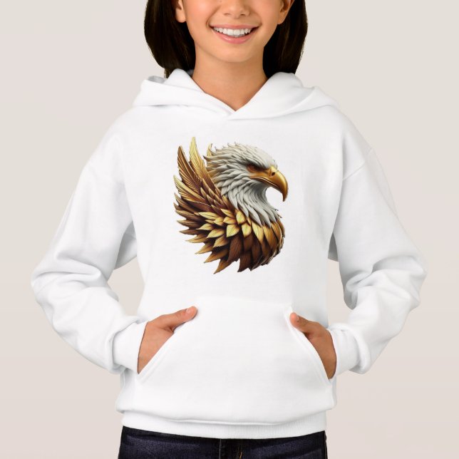 "Eagle Tattoo T-Shirt Design" (Frente)