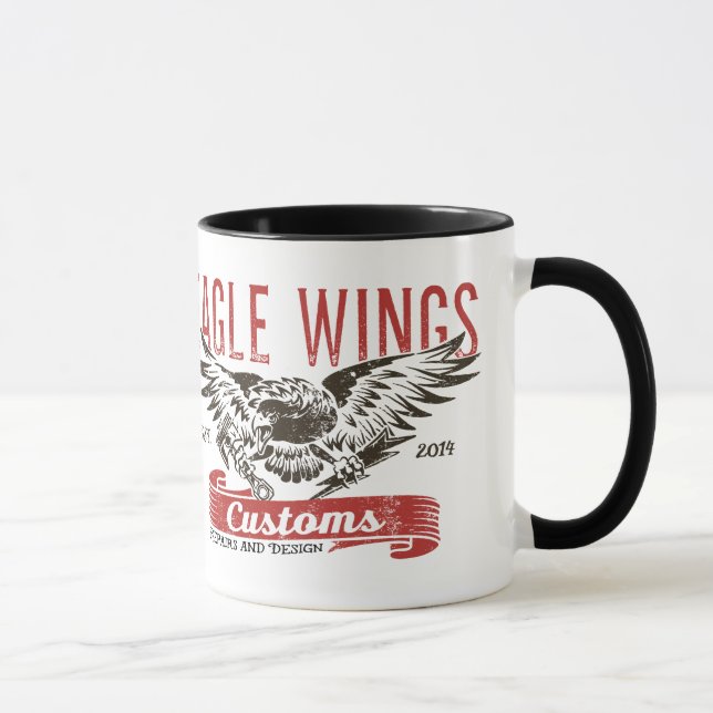 Eagle voa a caneca do "fechamento & da chave " (Direita)