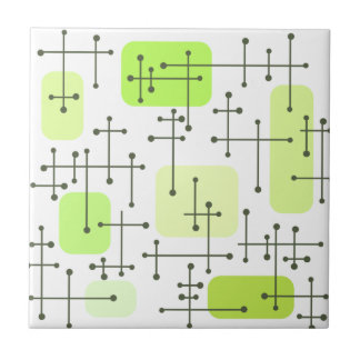 Eames Era Art Crosshairs Chartreuse, 1950