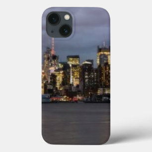 Early evening panoramic view of Manhattan