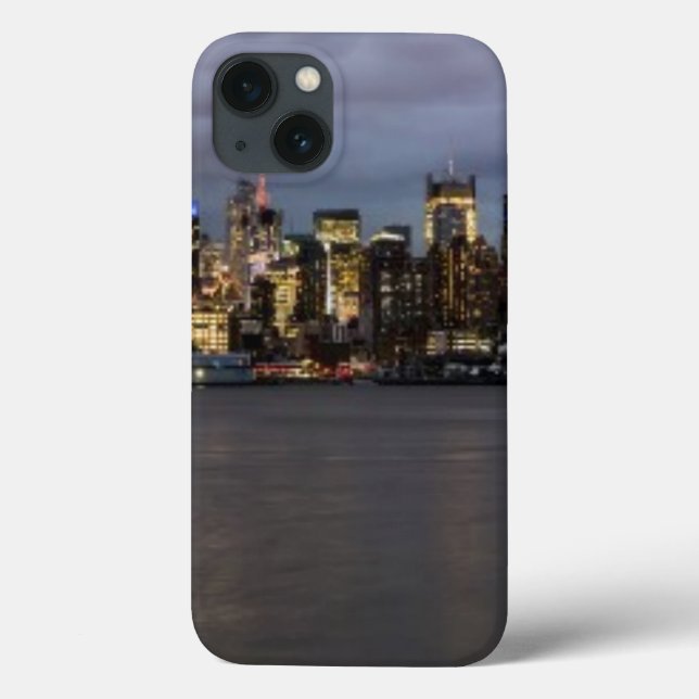 Early evening panoramic view of Manhattan (Verso)