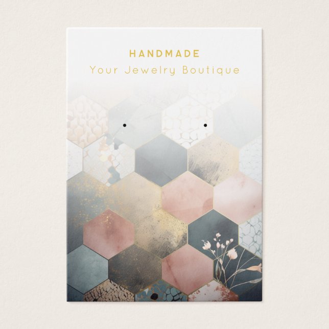 Earrando placas de exibição de joias modernas do A (Frente)