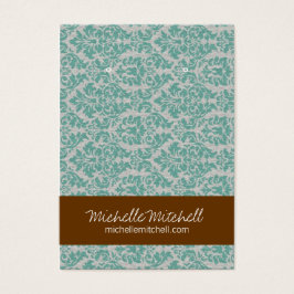 Earring Holder | CARTÃO DE VISITA | Marrom azul Du